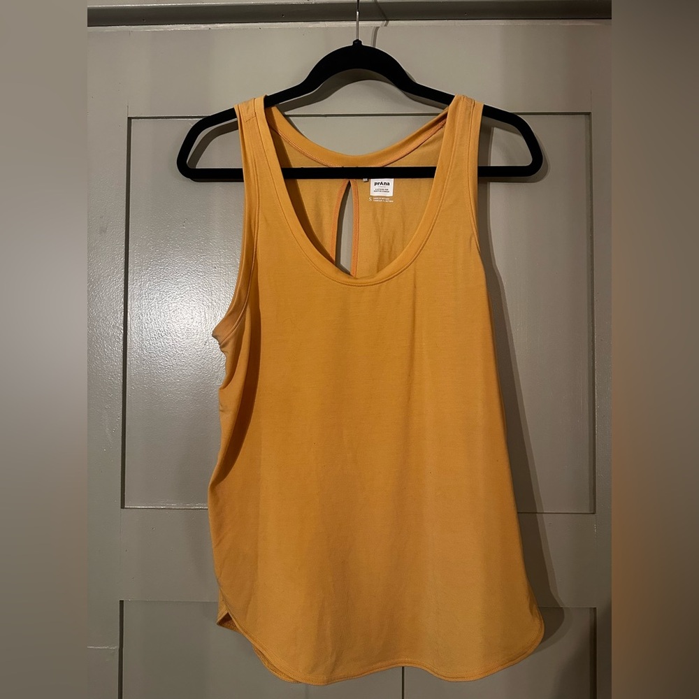 Prana Mustard Yellow Tank Top